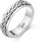 MATERIA Sterlingsilber Ring Angst Stress - Silber 925 Damen Anxiety drehbar SR-61-59