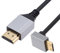 NFHK Câble HDTV ultra fin Mini HDMI 2.1 90 degrés incliné vers le haut 8K 4K Hyper Super Flexible Slim Cord Type-A to Type-C pour Caméra HDTV 50cm