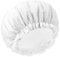 JIYIN Reusable Shower Caps for Women, Terry Cloth Lined Shower Cap Double Layer Reusable Bath Cap Waterproof Elastic Band Hair Cap for All Hair Lengths for Women Spa Home Salon Use(White)