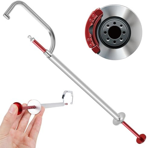 Bremsscheiben-Messwerkzeug,Bremsscheiben-Messschieber, Aluminiumlegierung,0 Bis 45 Mm,Schnelle,Genaue Erkennung,für Motorrad,Auto(A)