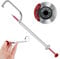 Brake Disc Measuring Tool, Brake Disc Caliper, Aluminium Alloy, 0 to 45 mm, Fast, Accurate Detection, for Motorcycle, Car (A)