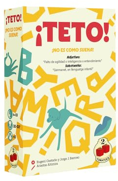 2Tomatoes Games | Teto | Juego de Cartas por Equipo | Descifra Todas las Palabras | Party Game Rápido 20-30 Min | Deducción y Comunicación | 4-10 Jugadores | Multilingüe | Español, Catalán e Inglés
