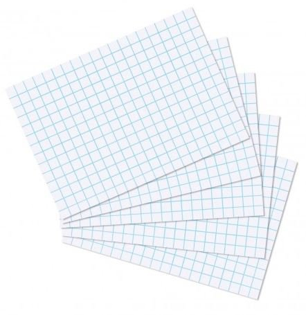 2.000 Karteikarten in A8 weiß kariert von Herlitz (2, DIN A8 | kariert | weiß)