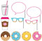 10 Foto Requisiten für Party Donut-Zeit (Donut Time)