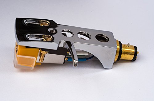 Spiegel Chrom beschichtet Schale, Halter mit AT Tonabnehmer, Nadel für SHERWOOD PM9800, PM8550, PM9906, PM9901