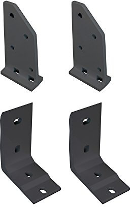 paramondo Dachsparrenhalter-Set für Kassettenmarkise Line Markise Dachsparren Montage Halterung Kombihalterung, Zubehör, 2er Set Anthrazit
