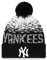 New Era New York Yankees MLB Navy White Sport Beanie - One-Size