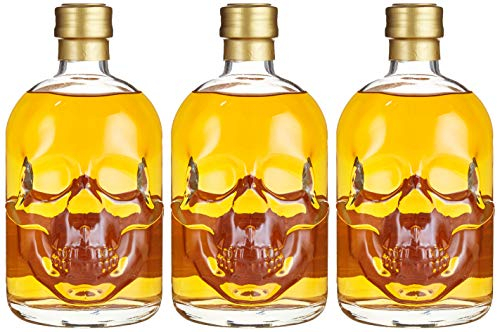 SeaWolf Spirit Piratenflasche Spiced Rum 35% vol, Flavoured (3 x 0.5 l)