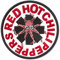 Red Hot Chili Peppers Logo mit Octopus Music Rockband bestickter Patch zum Aufbügeln (9,4 x 9,4 cm)