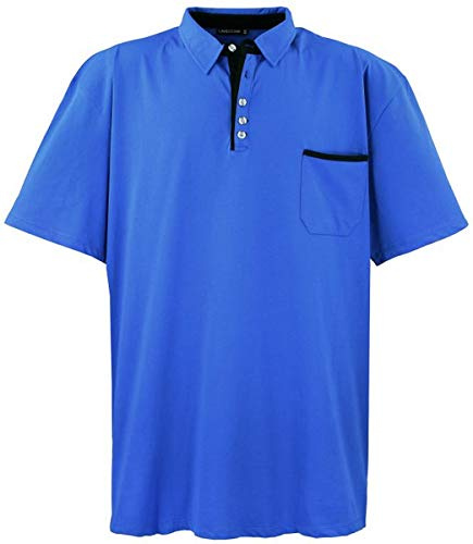 Lavecchia Herren Poloshirt Polo Shirt LV-1701 (Royalblau, 5XL)