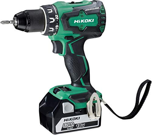 Coffret Perceuse-Visseuse 18V - 5.0Ah Li-ion- 2 Batteries 5.0Ah - 1 chargeur HITACHI - HIKOKI DS18DBSLWJZ