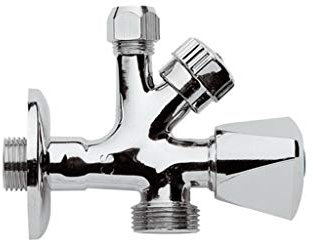 Rubinetto Sottolavabo A Vitone Con Attacco Lavatrice