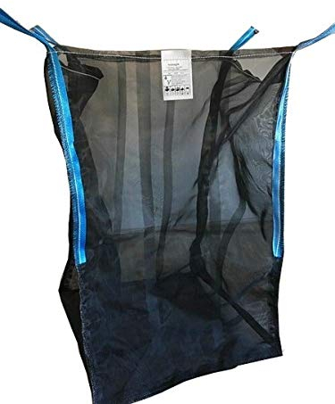 Hochwertiger Premium Holzbag BigBag für Holz Brennholz Scheitholz Kaminholz Woodbag Brennholzsack Voll-Netz Big Bag 100cm100cm120cm (ohne Holz!)