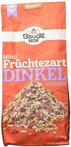 Bauckhof Dinkelmüsli Früchtezart Demeter (1 x 425 g)