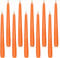 10 Spitzkerzen orange 23,5 x 245 mm