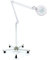 Lupenleuchte Glas mit Standfuß Kosmetiklampe LED Lupenlampe Swivel Arm Standlupe mit Beleuchtung, 5 Dioptrien