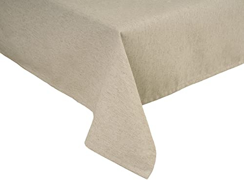 beties „Wunschton“ Tischdecke, Tischtuch ca. 130x130 cm - in großer Sortiments- und Größenauswahl – EIN idealer Begleiter in Unifarbe (Melange-beige)