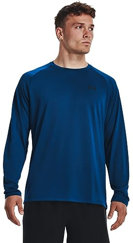 Under Armour Men's Tech 2.0 Long-Sleeve T-Shirt, (426) Varsity Blue / / Black, XS