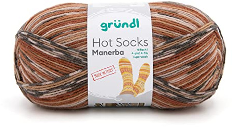 gründl Gründl Hot Socks Manerba Sockenwolle 4-fädig 100g 420m