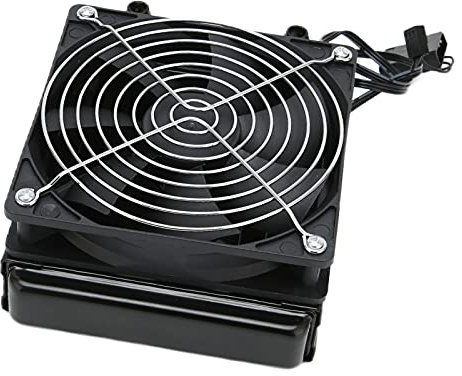 Enfriador de CPU para PC, Enfriador de Aire de CPU, Disipador de Calor de Aluminio, bajo Nivel de Ruido, Alto Flujo de Aire, Ventilador de Enfriador de CPU Grande de 4 Pines / 3