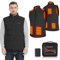 Amiable Veste Chauffante Homme Femme, Gilet Chauffant Homme avec 8 Zones de Chauffage, 3 Modes de Chauffe, Manteau Chauffant Doudoune Chauffante Homme pour Hiver Ski Chasse - XL