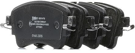 VALEO - Bremsbelagsatz First - 302470-4er Set - Hinterachse - Voll ausgestattet mit montiertem Zubehör