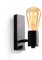 Lampop Wandleuchte innen schwenkbar, Vintage Dimmbar Wandlampe mit Schalter Schwarz Industrial Retro Lampe aus Metall E27 Flurlampe für Wohnzimmer Schlafzimmer Flur Cafe Bar Hotel (Ohne Glühbirne)