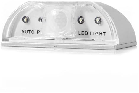 Housoutil Türschloss-Induktionslampe Led Mit Infrarotsensor Lichtsensorlampe Für Schrank Schublade Safe Küche Und Autohandschuhfach Weißes Licht 3.15X1.77X1.18In