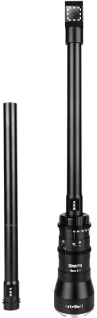 AstrHori 28mm F13 Periprobe & Direct-view Lens Full Frame 2X Macro Lens Built-in Ring Light for Leica/Panasonic/Sigma L Mount Series Mirrorless Cameras FP,S5,S1,S1R,S1H,SL,TL,TL2,etc(Black)