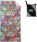 Violetpos Bunte Blumen Strandtuch 90x180 cm Schnell Trocknende Badetuch Sandfrei Handtuch Geometrische Strandhandtuch Blau Vintage Bohemian Strandtücher Groß Badehandtuch