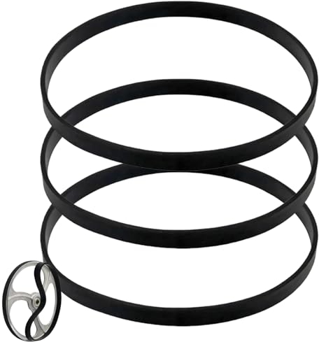BAIFULAI 3 seghe a nastro, anello in gomma da 8, 205 mm, per la lavorazione del legno antiscivolo, sega a nastro, anello di gomma, accessori per seghe a nastro, compatibile con accessori HBS20 (nero)