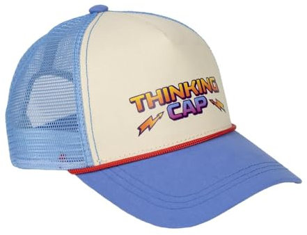 CERDÁ LIFE'S LITTLE MOMENTS -Stranger Things Visor Hat - Blue - Size 58 cm - Made with Polyester - Stranger Things Print - Original Product