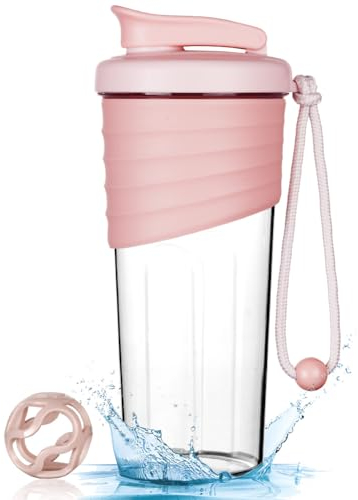 ACWOO Protein Shaker, Shaker Proteico 700 ML Incluso ii Filtro, Trasparente Bottiglia per Shaker con Tappo a Vite, Borraccia Palestra a Prova di Perdite, per Frullati Proteici, Senza BPA