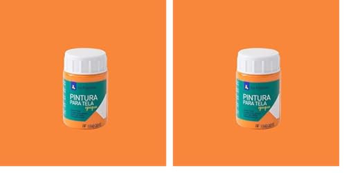 La Pajarita Pintura para Tela Opaque To-05 Naranja 35ML, Pintura de aplicación directa sobre tela (Paquete de 2)