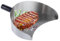 Pane del plato de carne - pala de acero inoxidable de servicio pesado, asador ergonómico Pan de captura | Herramienta BBQ de precisión para la parrilla de kebab de donante, bandeja de colección S