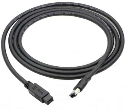 Firewire IEEE 1394 Kabel, 6-poliger Stecker auf 9-poliges Adapterkabel für Drucker