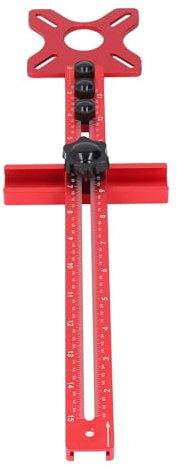 SEAFRONT Router Jig in Alluminio in Lega Router Macinazione Scanalatura Caracket Cerchio Bordeggi Gigante di Taglio 85-365 Mm Raggio Regolabile per la Lavorazione del Legno