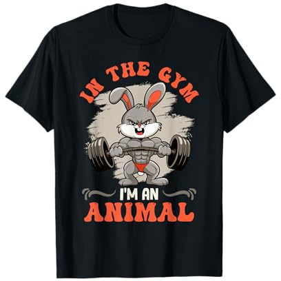 Kraftsport IM Gym Bin ICH EIN Tier Lustiges Muskel Training T-Shirt