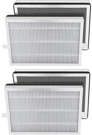 4PCS MA-25 H13 Replacement,Compatible for Medify,MA-25 Air Purifier,3-in-1 Pre-Filter Replacement Parts