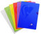 Clairefontaine 303164C - Schulheft / Heft Mimesys, geheftet, DIN A4 21x29,7 cm, 48 Blatt 90g, kariert 4x4 mm mit Rand, Einband aus PP, farbig sortiert, 1 Stück