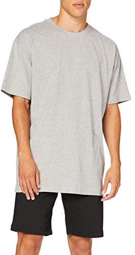 Build Your Brand Mens By102 T-Shirt, Gray, L UK