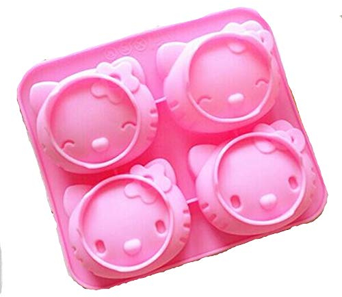 Cartoon silicone cake mold Hello Kitty shaped jelly pudding sugarcraft cake decoration mould