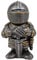 Lrxinki Gartenzwerg Ritter Wache Gartenzwerg Ornamente, 13cm Tall Outdoor Mittelalter Kreuzritter Ritter Anzug Statue Wasserdicht Harz Ornament, Für Hof Rasen Garten Dekorationen(002)