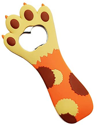 Bonito imán abrebotellas con forma de pata de gato, imán para nevera, abridor de botellas de metal de silicona para cerveza, coca, camarero, cocina, bar, metal, novedoso, forma divertida, ideas únicas