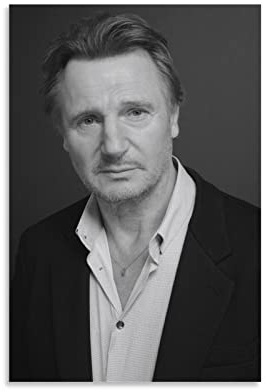 Liam Neeson Poster Bild Kunstdruck Leinwand Gemälde Schlafzimmer Ästhetik 30 x 45 cm ungerahmt
