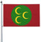 Drapeau de l'Empire ottoman (1517-1793) Drapeaux 0,9 x 1,5 m Drapeau de décoration extérieure Bannière légère Drapeaux de fête à la maison Yard 3 x 5 drapeaux