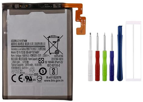 Swark EB-BF707ABY Akku Kompatibel mit Samsung Galaxy Z Flip 5G SM-F707U & GH82-23867A with Tools
