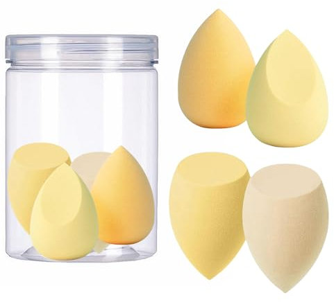 Ensemble d’éponges de maquillage Stianiiile de 8, sans latex, Blender Beauty pour liquide, crème et poudre, doux et flexible, Wonder blender, éponges de beauté, Super Soft Wonder Beauty Cosmetic