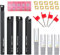 Carbide Lathe Turning Tools 12mm Shank -S12MSCLCR09,SCLCR1212H09,SCLCL1212H09,SCCMN1212H09-4 Lathe Tool Holders, Boring bar Turning Tool Holder with 10 CCMT09T304 Carbide Inserts