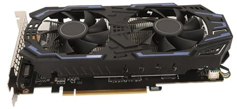 Annadue Carte Graphique de Jeu 1060 GDDR5 192 Bits, Fréquence de Mémoire 8008 MHz, Technologie 4K HDR, Double Ventilateurs, Bonne stabilité, Compatible avec Ordinateur de Bureau (